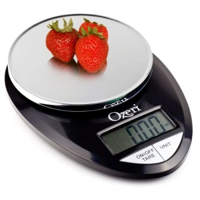 Image of Ozeri Digital Kitchen Food Scale, Stylish Black