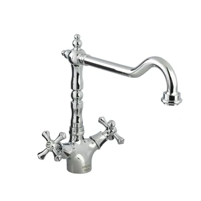 Image of Bristan K SNK EF C Colonial Easyfit Kitchen Sink Mixer Tap with Swivel Spout, Chrome