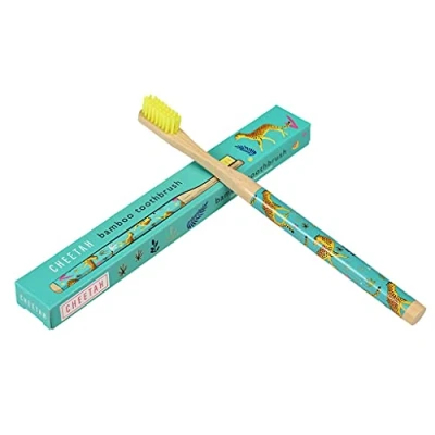 Image of Cheetah Eco Friendly Bamboo Toothbrush
