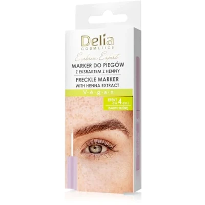 Image of Delia Cosmetics Freckle Marker Easy to use Precise Vegan formula Natural look Make up trends Lasts 4 days 4ml