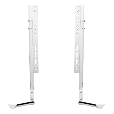 Image of AVF Universal Sound Bar Mount Soundbar Speaker Bracket Kit, Attach To TV or Directly Wall, Fits Most Bars, Adjustable, 13kg Limit (White)