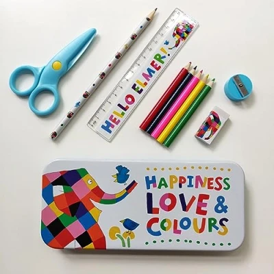 Image of Robert Frederick RFS13908 Elmer The Elephant Stationery Tin