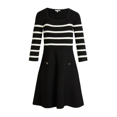 Image of Morgan Jumper dress, Women&#039;s, Size: 10, Noir/ivoire