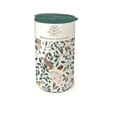 Image of Museums &amp; Galleries Dee Hardwicke Hares Berries Stainless Steel Insulated Travel Tumbler