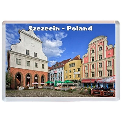 Image of Szczecin Poland Jumbo Fridge Magnet Souvenir Gift Present BBSM529