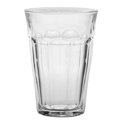 Image of Duralex Picardie Water Glass 360ml, Without Filling Mark, 6 Glasses