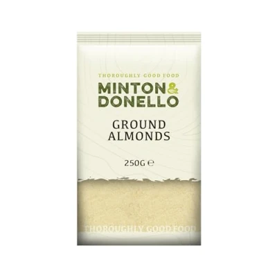 Image of Minton &amp; Donello Finely Ground Almonds, Blanched, Baking Essential, 250g