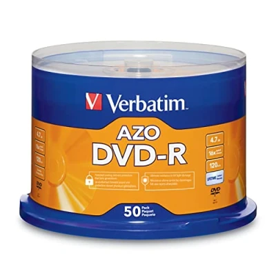 Image of Verbatim 16 x DVD R Media 4.7 GB 50pc (S)