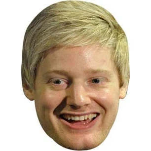 Image of FoxyPrinting Neil Robertson Snooker Celebrity Cardboard Party Face Mask Fancy Dress