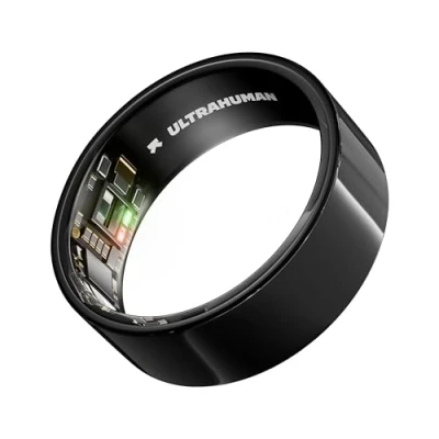 Image of Ultrahuman Ring AIR Smart Health Tracker, Size First with Sizing Kit,Sleep Tracker,Smart for Men/Women,Fitness Tracker(Size 10)