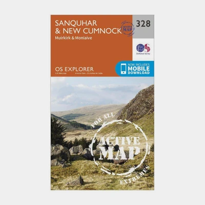 Image of Explorer Active 328 Sanquhar &amp; New Cumnock Map With Digital Version