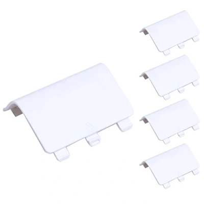 Image of Demiawaking 5Pcs Replacement Battery Cover Door Lid for XBOX One Wireless Controller (White)