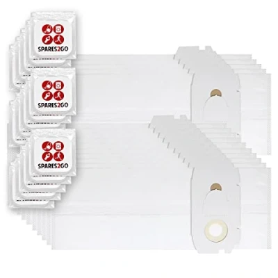 Image of SPARES2GO Bags compatible with Festool Dust Extractor Vacuum CT CTL MIDI Microfibre Disposable x 15 + Fresheners