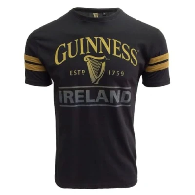 Image of Black/Deep Tan Guinness T Shirt (Large)