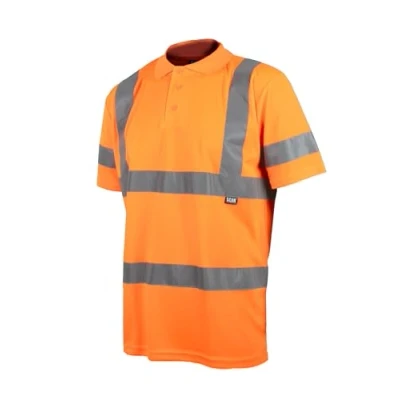 Image of Scan Hi Vis Polo Shirt Orange M