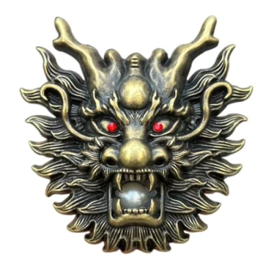 Image of Ethnic 3D Dragon Head Belt Buckle For Men Women Zinc Alloy Cowboy Jeans Pants Accessories