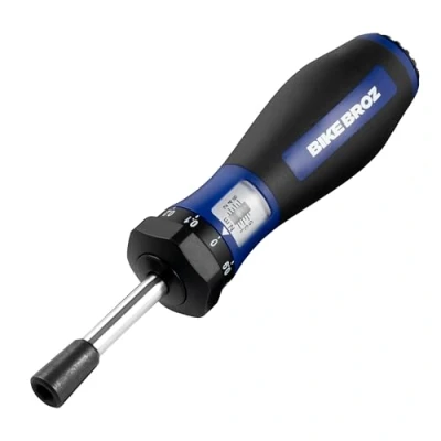 Image of BikeBroz Spencer Screwtorque Wrench for Bicycle Repair and Co. 1/4 Inch Torque Screwdriver with Bit Holder Right Suit 1 6 Nm