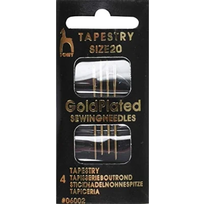 Image of Pony Sewing Needles: Tapestry Size 20, Multi Colour