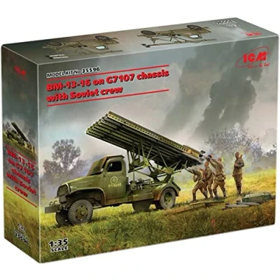 Image of ICM 1:35 BM 13 16 on G7107 chassis w/Soviet crew