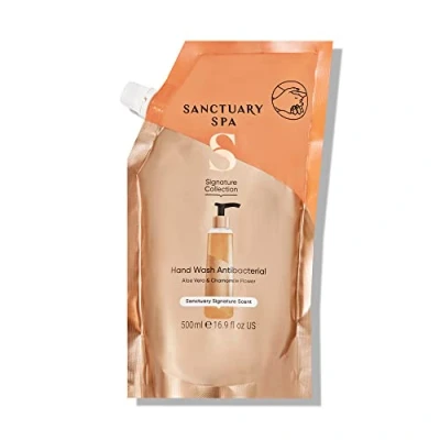 Image of Sanctuary Spa Signature Collection Hand Wash Antibacterial Refill 500ml