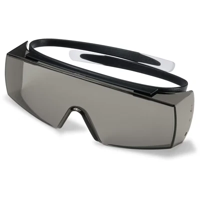 Image of uvex 9169 081 Super OTG Overspecs Black Frame Supravision Grey Lens