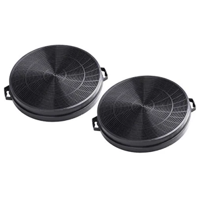 Image of AquaHouse CHF2B Charcoal Cooker Hood Filter Compatible for Baumatic S1 Recirculation Extractor Fan (2 Pack)