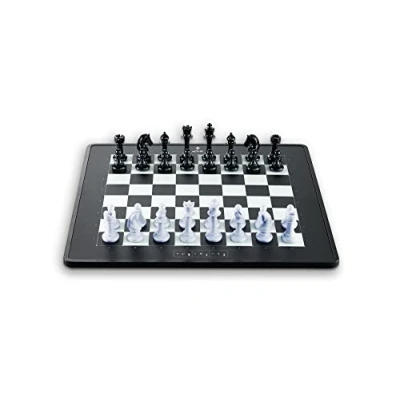 Image of MILLENNIUM eONE Electronic chessboard for online play on Lichess, chess.com and Tornelo. With 81 LEDs move display. Integrated lithium ion battery Bluetooth/USB.