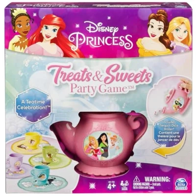 Image of Spin Master Games Disney Princess Treats &amp; Sweets Party Board Game, for Kids and Families Ages 4 up