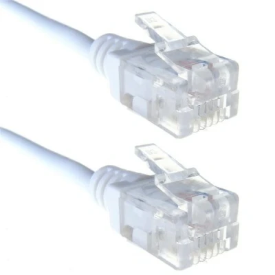 Image of Connekt Gear High Speed White RJ11 to ADSL Telephone Broadband Modem Computer Cable 3 Meter