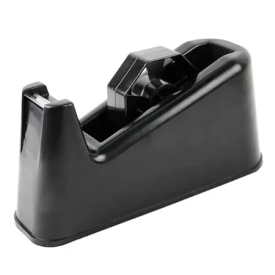 Image of Naryal Heavy Duty Tape Dispenser Durable,Weighted,Non Skid Base, Ergonomic, One Hand Dispensing (Black)