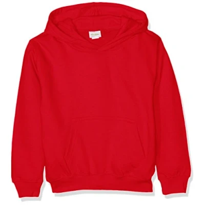 Image of AWDis Boy&#039;s Kids Hoodie, Red (Fire Red), Medium