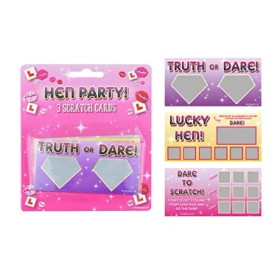 Image of Hen Party Scratch Cards (Pack of 3)