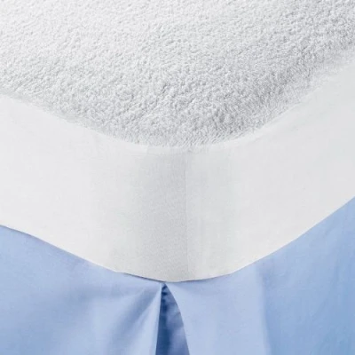Image of LB Extra Deep Waterproof Terry Towel Mattress Protector Fitted Cover Sheet Toppers (Small Double)