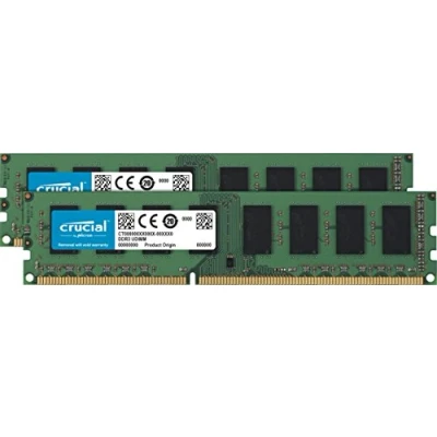 Image of Crucial CT2K102464BD186D 16 GB Kit (8 x 2) (DDR3L, 1866 MT/s, PC3L 14900, DIMM, 240 Pin) Memory