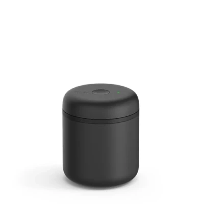 Image of Fellow Atmos Electric Vacuum Canister &amp; Storage Container Airtight Coffee Food Containers 0.7 Liter Matte Black