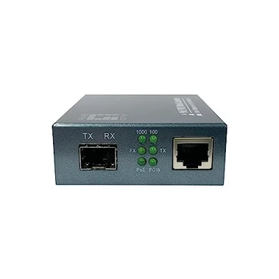Image of LevelOne Gigabit RJ45 to SFP Media Converter PoE PSE