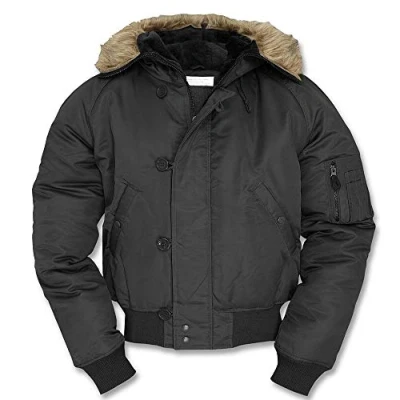 Image of Mil Tec Unisex Us N2b Basic Flight Jacket, Black, S UK