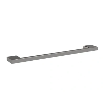Image of nuie H716 Modern D Shape Furniture Handle, 192mm Centres, 8 x 223 28mm, Brushed Pewter