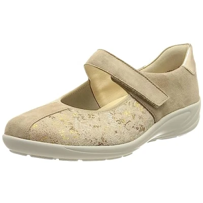 Image of Semler Women&#039;s Birgit H Mary Jane Flat, Panna Puder, 4 UK