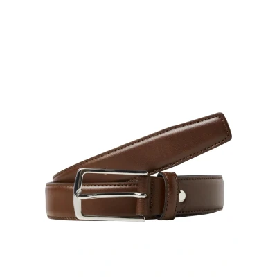 Image of Jack &amp; Jones Jacchristopher Belt cognac, Men&#039;s, Size: 42, Cognac