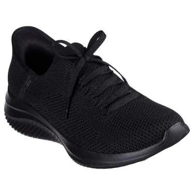 Image of Skechers Women&#039;s Ultra Flex 3.0 Elevated Motion Sneaker, Black, 3 UK