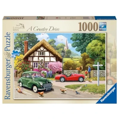 Image of Ravensburger Leisure Days No. 9 A Country Drive 1000 Piece Jigsaw Puzzles for Adults and Kids Age 12 Years Up