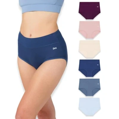 Image of Bea 6 pack Bamboo High Waisted Women&#039;s Underwear Super Soft, Breathable, Slight Tummy Control Knickers