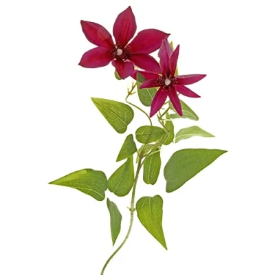 Image of Corsage Creations Clematis Purple (3 heads, 70cm long)