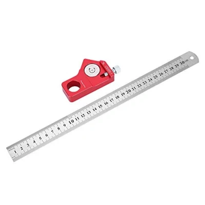 Image of CX300 1 Adjustable Combination Square Set Woodworking Scribing Ruler 300MM/11.81in Portable Straight Measure Marking Tool