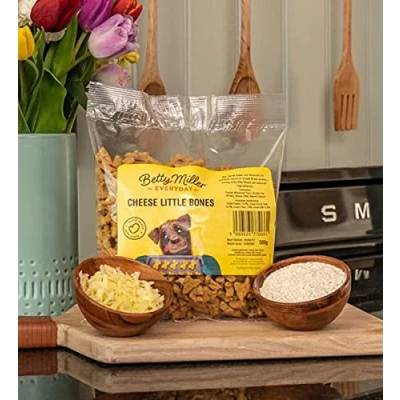 Image of Betty Miller&#039;s Grain Free 400g dog treats (Grain Cheese Little Bones, 400g)