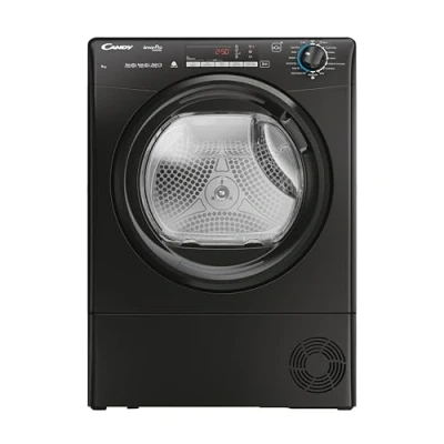 Image of Candy Smart Pro CROEH9A3TBEB 9KG Load Capacity A+++ Invertor WIFI enabled connectivity 14 Programmes Heat Pump Black Freestanding Tumble Dryer HxWxD(MM) 850 x 596 585