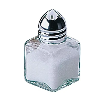 Image of Room Service Salt and Pepper Shaker 50X30mm 1/2Oz Glass Cruet Pot Kitchen 12pc