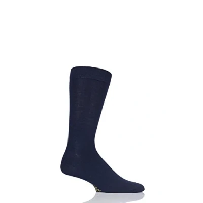 Image of 1 Pair In The Navy Colour Burst Bamboo Socks with Smooth Toe Seams Men&#039;s 6 11 Mens SOCKSHOP