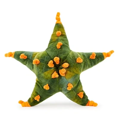 Image of Zappi Co Plush Children&#039;s Stuffed Soft Cuddly Toy Part of Safari Animals Collection, Perfect for Kids (31cm Width) (Nobbly Sea Star)